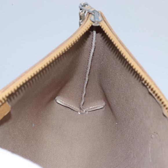 GUCCI GG Plus Supreme Clutch Bag PVC Beige Gold Auth bs23476 - Picture 16 of 16